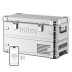 ICECO APL35 Dual Zone Aluminum Fridge Freezer 35 LT