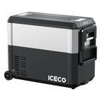 ICECO JP50 Pro Dual Zone Wheeled 51QT Portable Cooler Silver