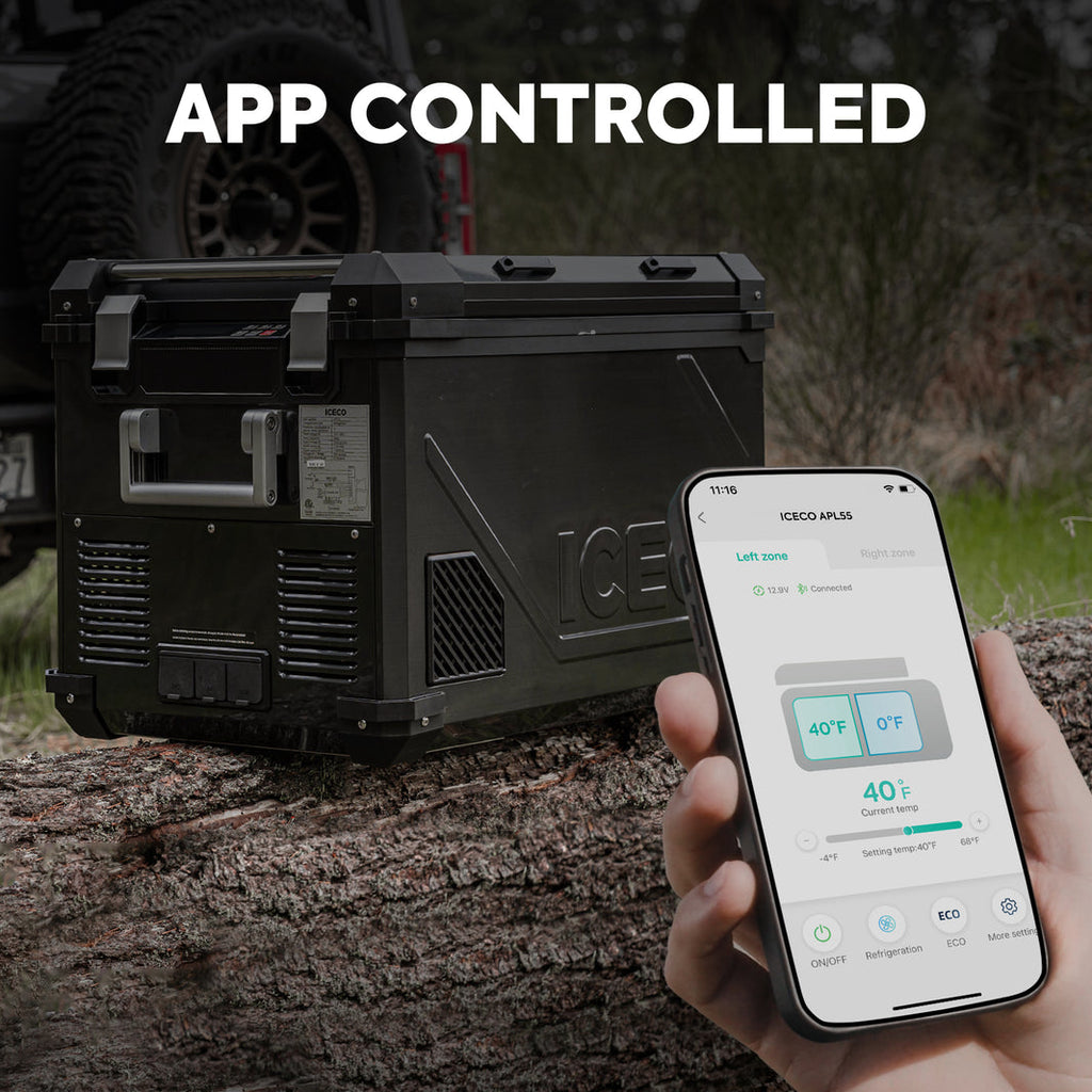 ICECO APL55 Dual Zone 12V Fridge 55 LT