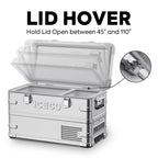 ICECO APL35 Dual Zone Aluminum Fridge Freezer 35 LT