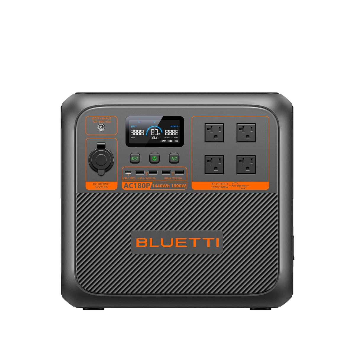 BLUETTI AC180P Portable Power Station | 1,800W 1,440Wh