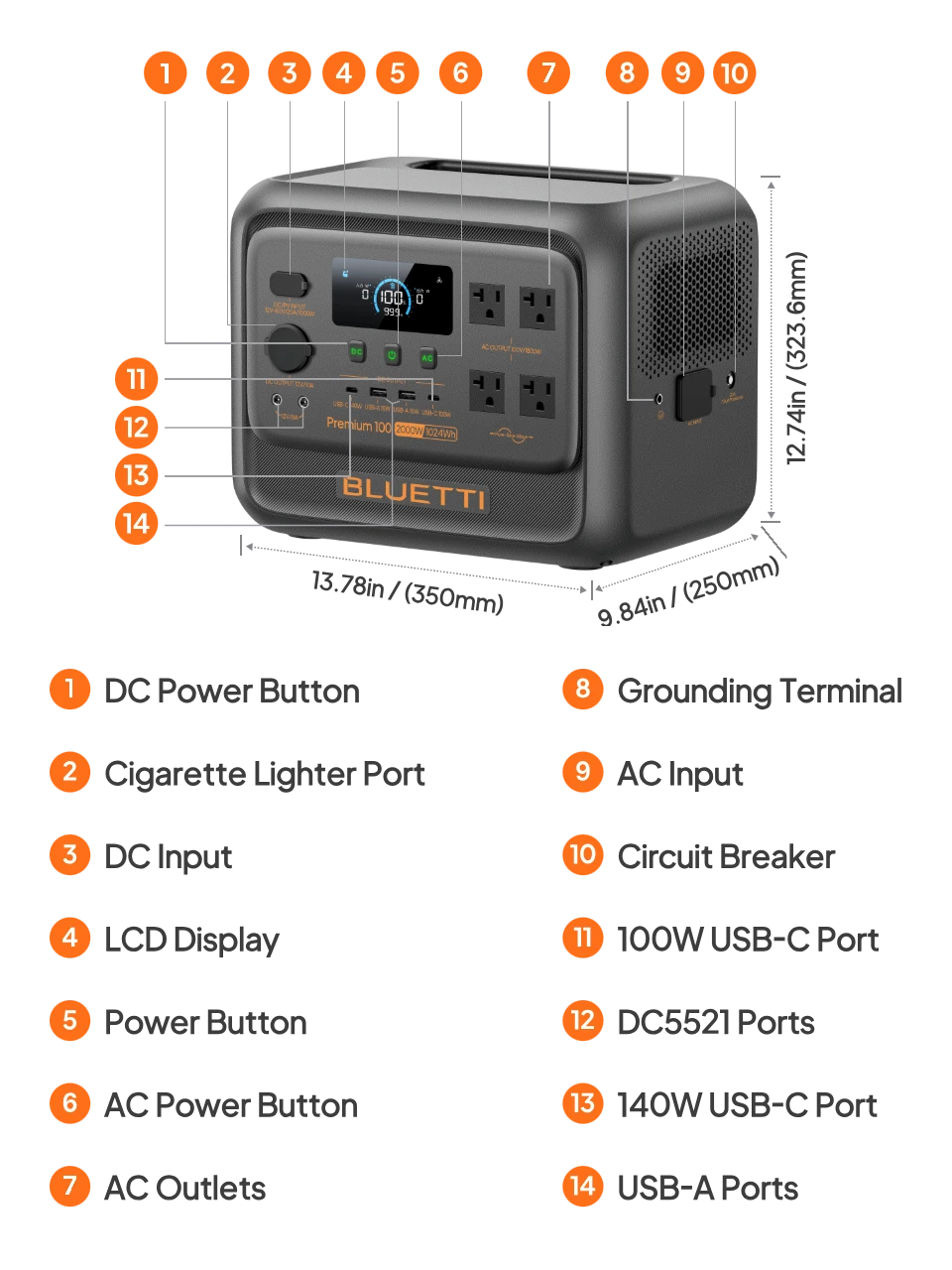 BLUETTI Premium 100 V2 Portable Power Station