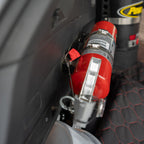 Quick-Release Bracket - 2.5 lb ABC Fire Exinguisher, Power Shot, Pro Eagle Phoenix CO2 Jack