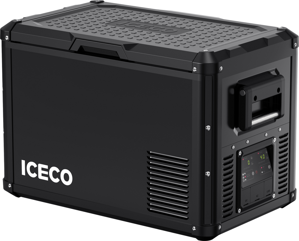 ICECO VL45ProD Dual Zone 12V Portable Fridge Freezer - Black