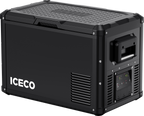 ICECO VL45ProD Dual Zone 12V Portable Fridge Freezer - Black