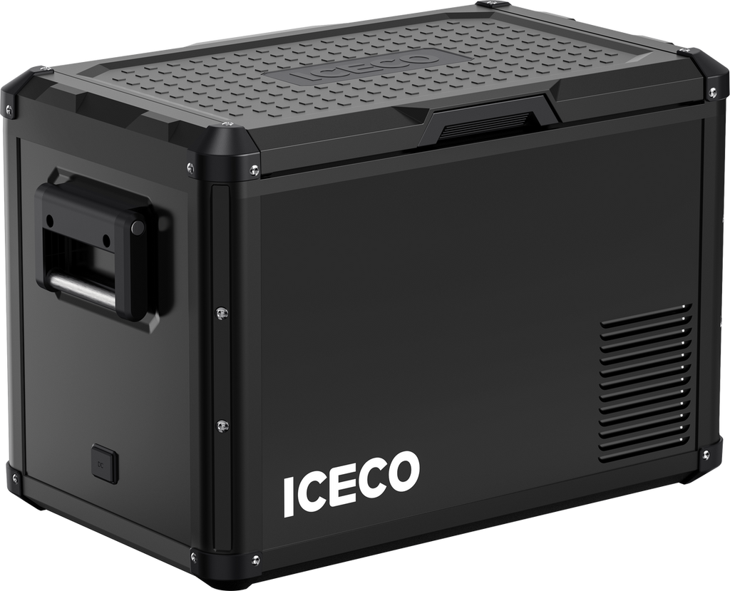 ICECO VL45ProD Dual Zone 12V Portable Fridge Freezer - Black