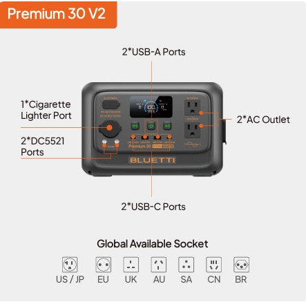Premium 30 V2 Portable Power Station