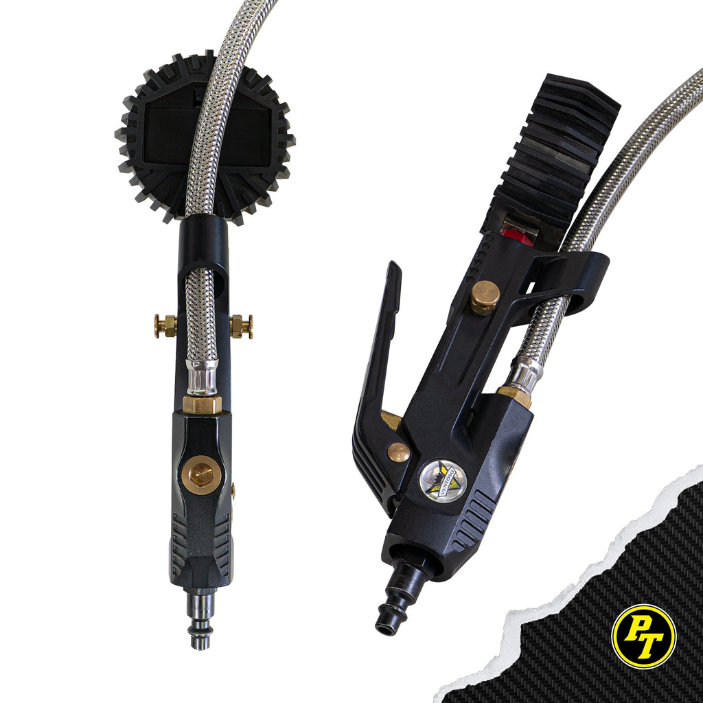 Switch Hitter Digital - Ventoso™ RED Tire Inflator with Quick-Switch Chucks