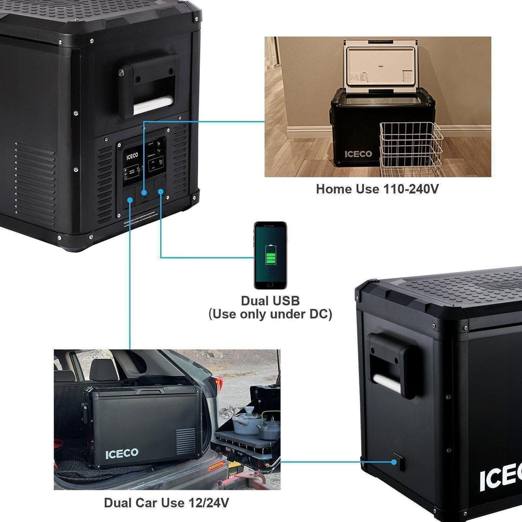 ICECO VL45ProS Single Zone Portable Fridge Freezer 45 LT