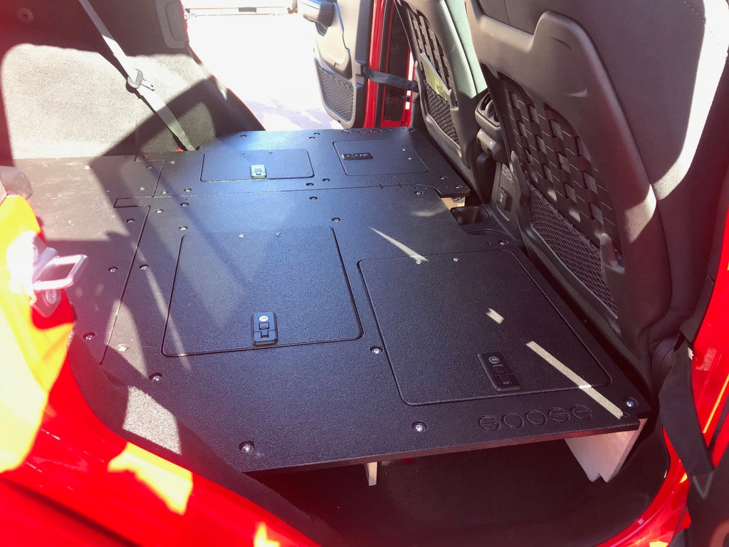 Jeep Wrangler 2018-2023 JLU 4 Door - Second Row Seat Delete Plate System