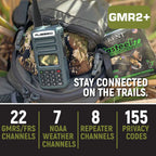 Rugged GMR2 PLUS - GMRS and FRS Two Way Handheld Radio