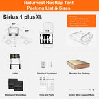 Naturenest Sirius 1 Plus XL Rooftop Tent